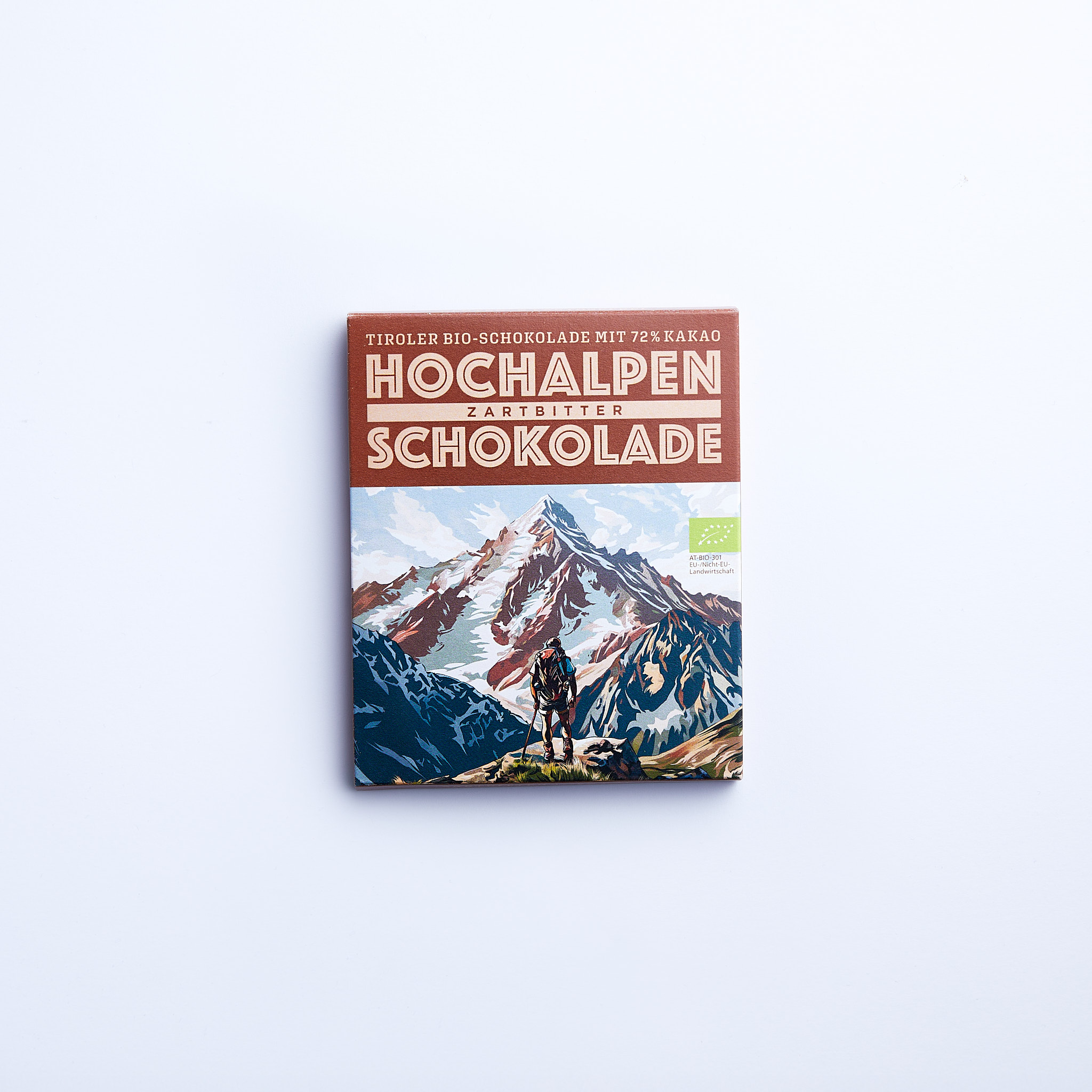 Hochalpen Schokolade Zartbitter Verpackung Vorderseite